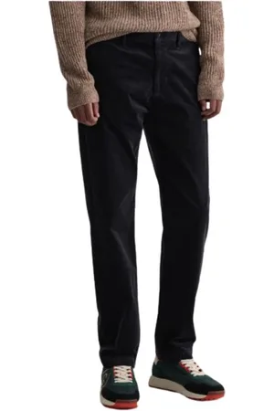 GANT Bukser, Herre, Blå, W32, Bomuld, Corduroy Allister Chino