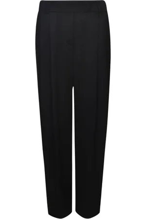 Giorgio Armani Bukser, Dame, Blå, M, Uld, Moderne Bukser