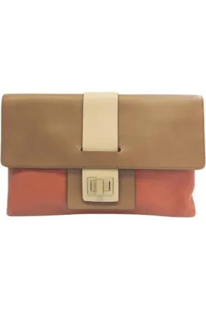 Anya Hindmarch Pre-owned, Dame, Flerfarvet, ONE SIZE, Læder, Pre-owned Læder clutches