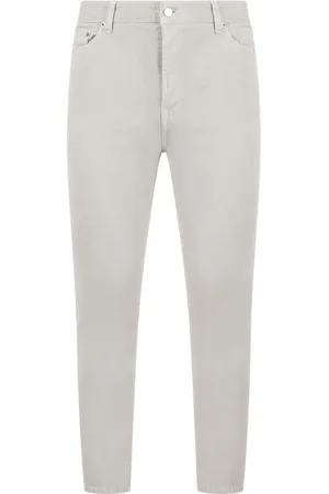 DEPARTMENT FIVE Bukser, Herre, Hvid, W35, Bomuld, Slim Fit Corduroy Bukser
