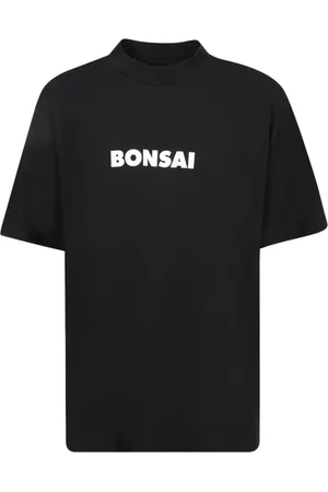 BONSAI Top, Herre, Sort, S, Bomuld, Sort Logo T-Shirt