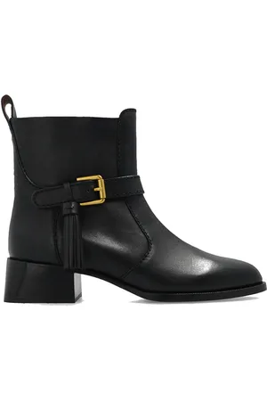 See by Chloé Sko, Dame, Sort, 37 EU, Læder, Lory Læder Ankelstøvler