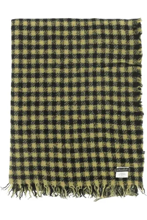 Faliero Sarti Tilbehør, Herre, Flerfarvet, ONE SIZE, Cashmere, Ternet Tørklæde i Cashmere Blanding