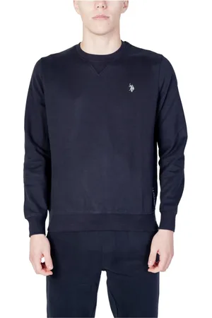 U.S. Polo Assn. Sweathshirts & Hoodies, Herre, Blå, XL, Bomuld, Herretrøje Efterår/Vinter Kollektion