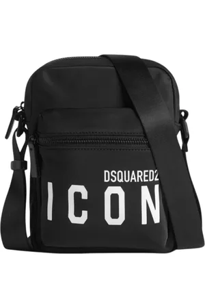 Dsquared2 Taske, Dame, Sort, ONE SIZE, Uld, Nylon Logo Icon Skuldertaske