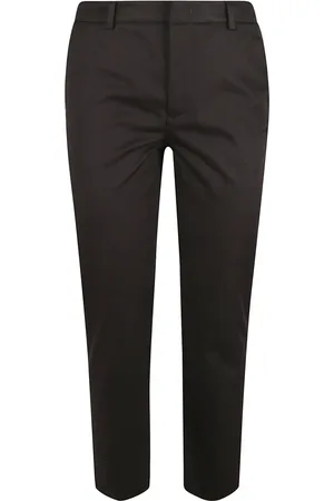 RED Valentino Bukser, Dame, Sort, M, Bomuld, Stretch Gabardine Chinos til kvinder