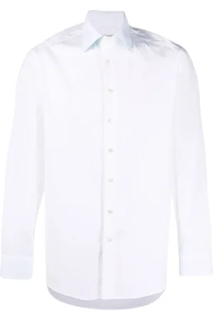 Etro Skjorte, Herre, Hvid, 2XL, Bomuld, Klassisk hvid skjorte