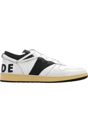 Rhude Sko, Herre, Hvid, 44 EU, Læder, Vintage Læder Snøresko