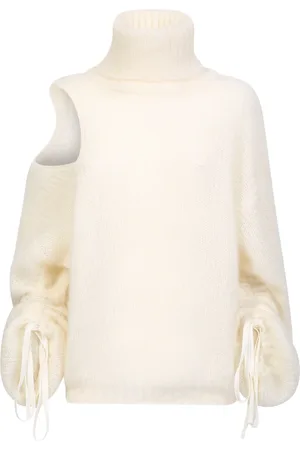 ANDREA ADAMO Strik, Dame, Grå, S, Uld, Turtleneck