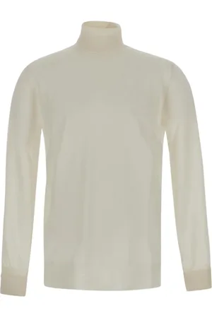 PT Torino Strik, Herre, Hvid, L, Uld, Turtleneck