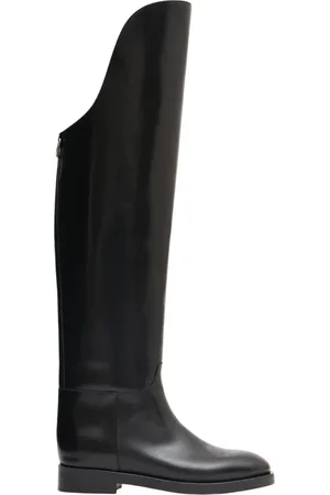 Durazzi Milano Sko, Dame, Sort, 36 EU, Læder, Høj rytterstøvle