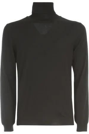 ZANONE Strik, Herre, Sort, 3XL, Uld, Turtleneck