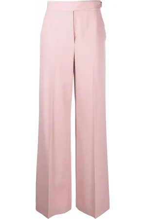 RED Valentino Bukser, Dame, Lyserød, 2XS, Elegante Wide-Leg Bukser