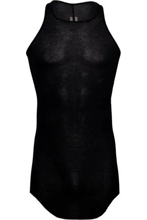 Rick Owens Top, Herre, Sort, L, Racerback Tank Top