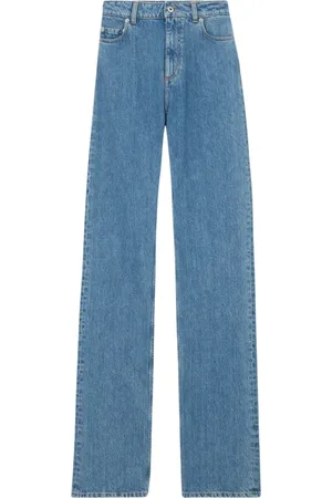 Burberry Jeans, Dame, Blå, W26, Bomuld, Italienske Straight Fit Jeans
