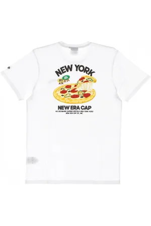 New Era Top, Herre, Hvid, S, NE Food Pack Tee - Hvid/Orange