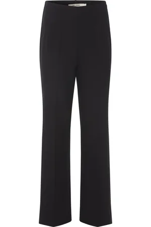 RUE de FEMME Bukser, Dame, Sort, M, Uld, Stilfulde Sorte Olana Wide Bukser