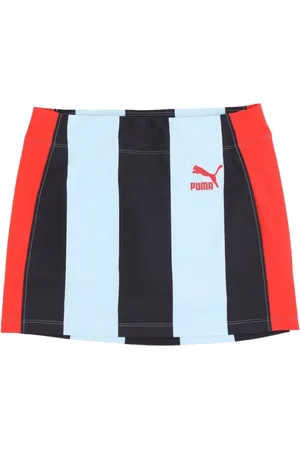 PUMA Nederdel, Dame, Sort, XS, Lady Stripes Mini Nederdel