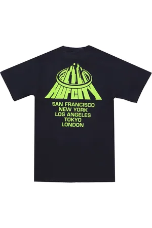 Huf Top, Herre, Sort, M, Man City Tee - Sort Streetwear