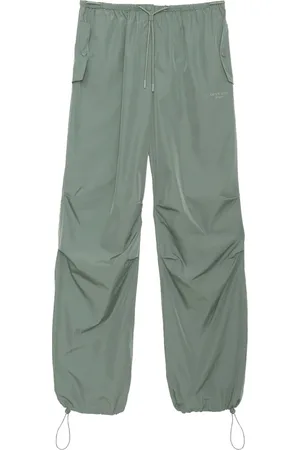 ANINE BING Bukser, Dame, Grøn, XS, Polyester, Reid Bukser A-03-2310