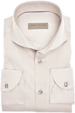 john miller Skjorte, Herre, , 5XL, Bomuld, Langærmede Skjorter