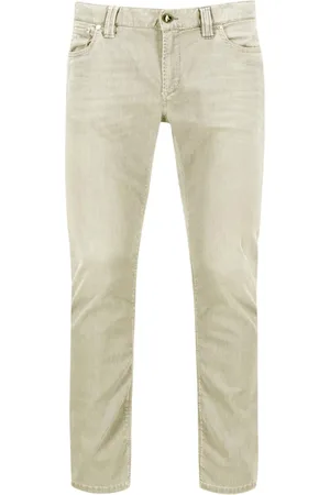 Alberto Jeans, Herre, Grå, W38 L34, Uld, Grå Stilfuld