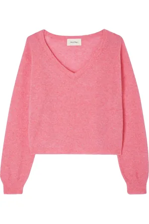 American Vintage Strik, Dame, Lyserød, M, Lyserøde Pullovers