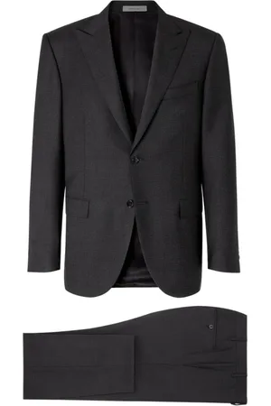 corneliani Jakkesæt, Herre, Grå, 2XL, Uld, Grå Kostumer