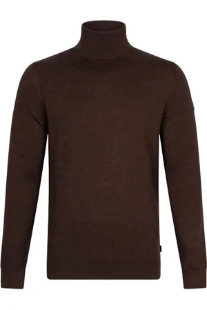 Cavallaro Napoli Strik, Herre, Brun, 2XL, Uld, Brun Stilfuld Model