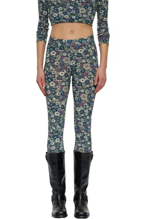 Antik Batik Bukser, Dame, Grøn, S, Antonia print leggings