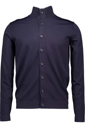 Gentiluomo Strik, Herre, Blå, 2XL, Uld, Blå Stilfuld Skjorte