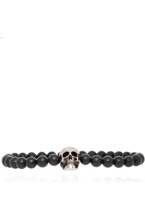 Alexander McQueen Tilbehør, Herre, Sort, ONE SIZE, Obsidian armbånd