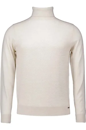 Gentiluomo Strik, Herre, , L, Uld, Ecru Stilfuld Model