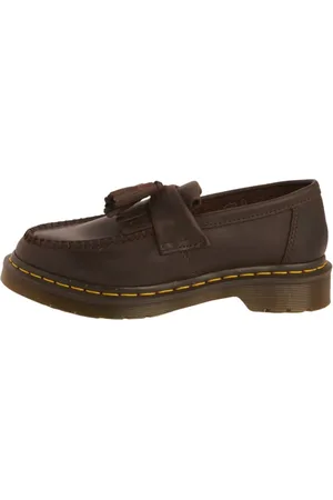 Dr. Martens Sko, Dame, Brun, 40 EU, Læder, Brune Læder Mokkasinsko med Frynser