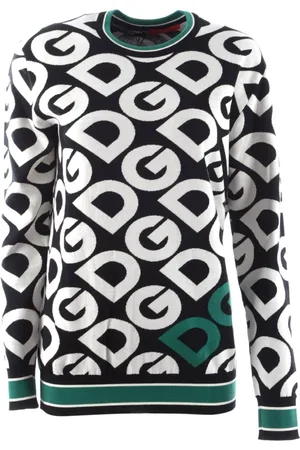 Dolce & Gabbana Strik, Dame, Sort, S, DGmillennials Trøje til kvinder