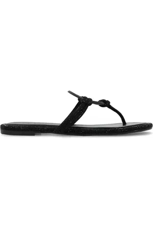 Tory Burch Sko, Dame, Sort, 38 EU, Læder, Miller Slides