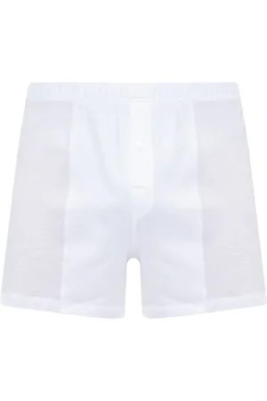 Hanro Undertøj, Herre, Hvid, XL, Bomuld, Bomuldsshort