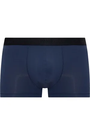 Hanro Undertøj, Herre, Blå, 2XL, Boxershorts med logo