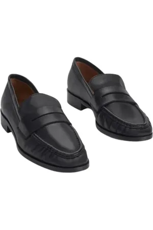 ATP Atelier Sko, Dame, Sort, 38 EU, Uld, Stilfulde Nappa Loafers til kvinder