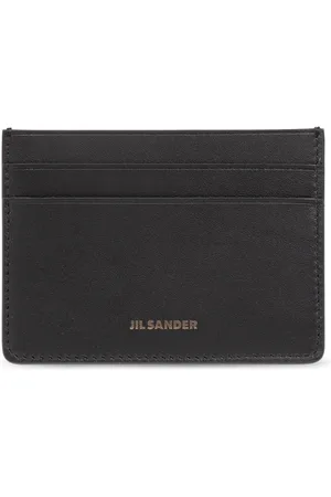 Jil Sander Tilbehør, Herre, Sort, ONE SIZE, Læder, Læderkortholder