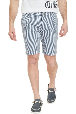 RE-HASH Shorts, Herre, Blå, W38, Uld, Moderne Bermuda Shorts