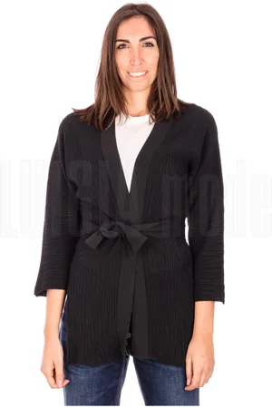 ALPHA STUDIO Strik, Dame, Sort, S, Uld, Dame Cardigan