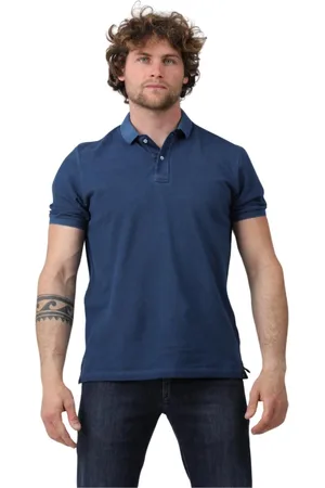 Gran Sasso Top, Herre, Blå, S, Uld, Herre Polo Tennisskjorte