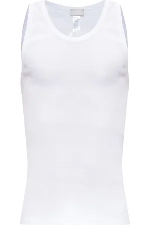 Hanro Top, Herre, Hvid, XL, Bomuld, Ærmeløs T-shirt