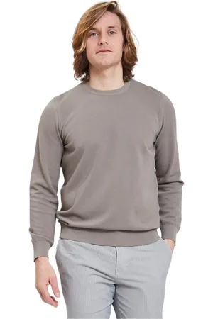 Gran Sasso Sweathshirts & Hoodies, Herre, Brun, 2XL, Paricollo Langærmet Skjorte