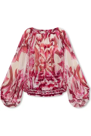 Dolce & Gabbana Bluser & Skjorter, Dame, Lyserød, 2XS, Silke top