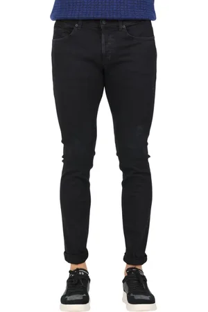 Dondup Jeans, Herre, Sort, W31, Denim, Skinny Denim Stretch Jeans