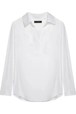 Elena Miro Bluser & Skjorter, Dame, Hvid, 2XL, Klassisk Polo Shirt