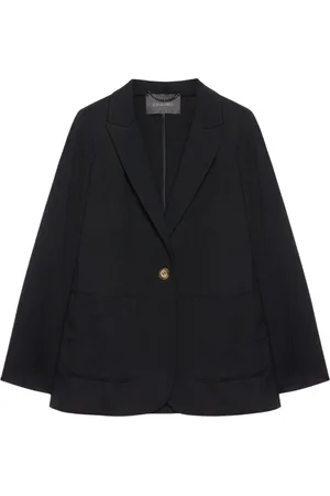 Elena Miro Jakke, Dame, Sort, 3XL, Milano Strikjakke