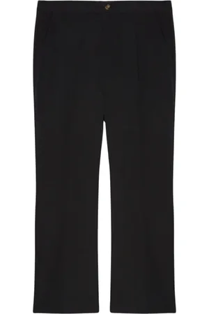 Elena Miro Bukser, Dame, Sort, L, Polyester, Bukser med vidde i genbrugsstof